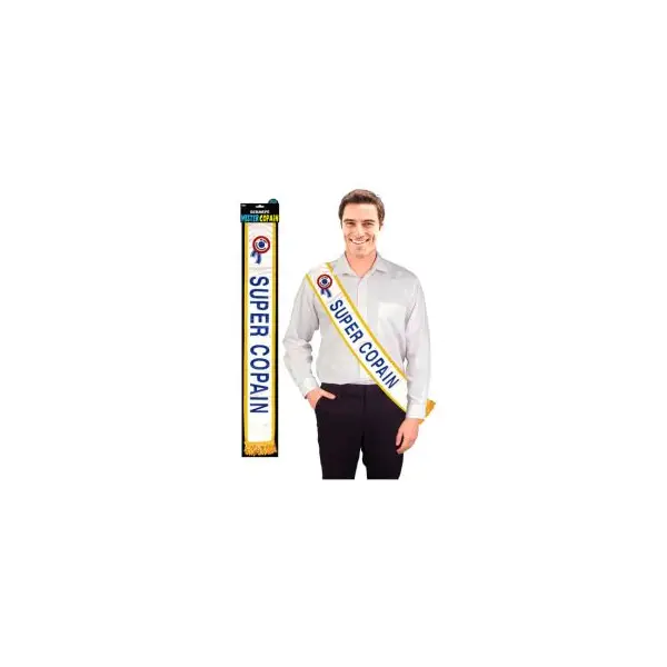 Echarpe Mister Super Copain Bleue