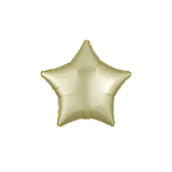 1 Ballon Étoile Pastel - Jaune