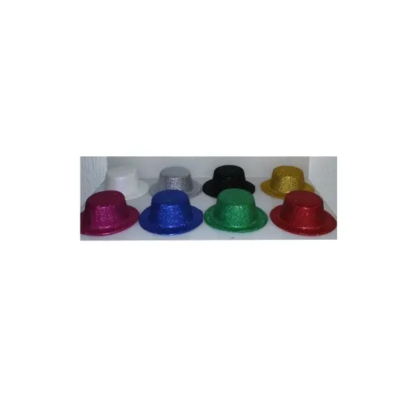 Chapeau Haut de Forme à Paillettes Petit Modèle - Coloris au Choix