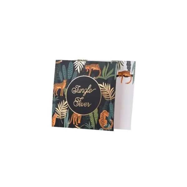 8 Invitations Léopards - Jungle Fever