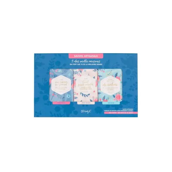 Coffret de 3 Savons - Tu es la meilleure Maman - Mr. Wonderful