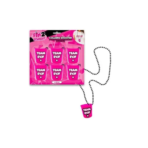 Pack de 6 Colliers Shooter - Team EVJF
