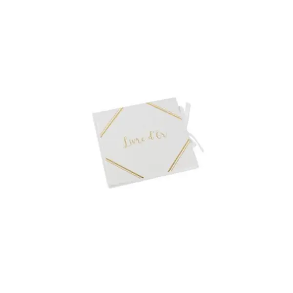 Livre D'Or - Dorure Embossée - Blanc