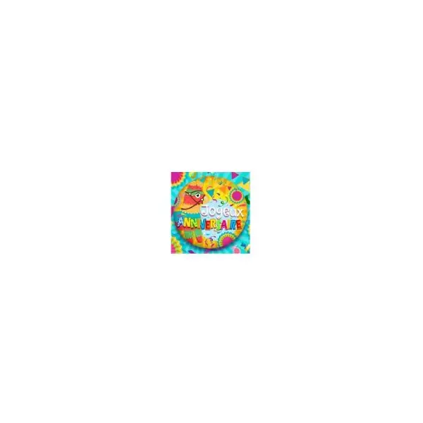 Ballon - Joyeux Anniversaire - Latino - 45 cm