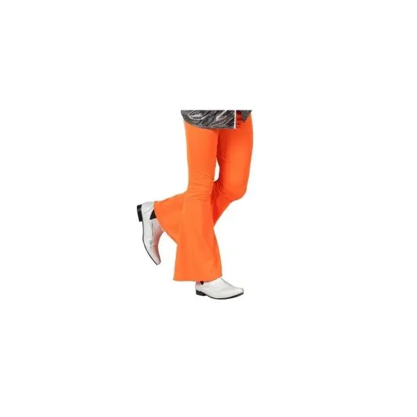 Pantalon Disco Orange pour Homme - Taille au Choix