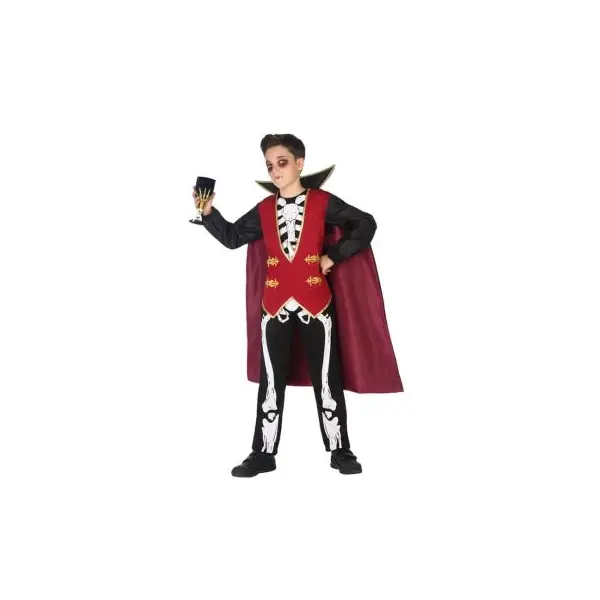 Déguisement Vampire Squelette Garçon - Taille au Choix