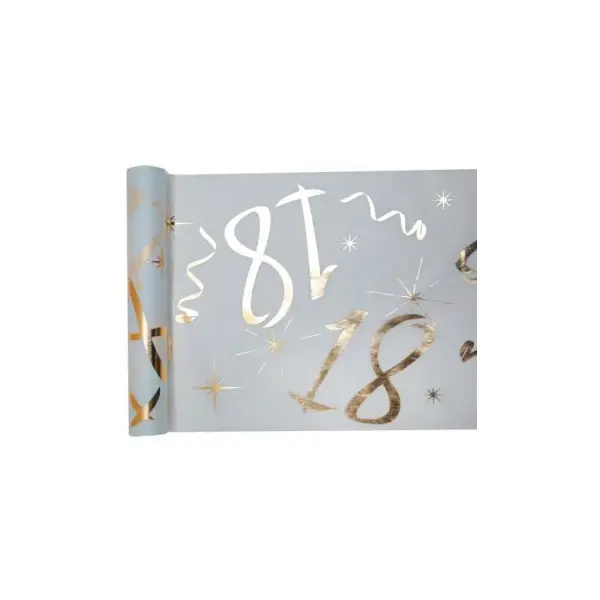 10 Gobelets en Carton Anniversaire - Blanc et Or - 80 ans