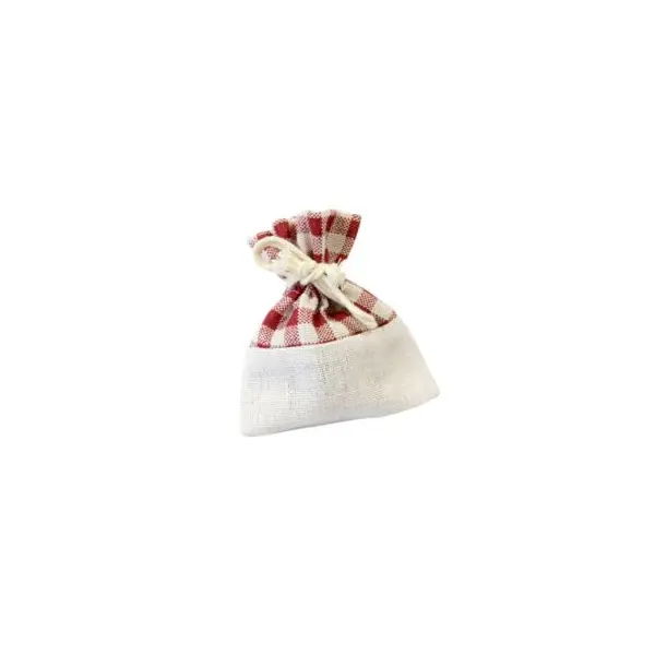 Lot de 4 Sachets Fantaisie - Vichy Rouge