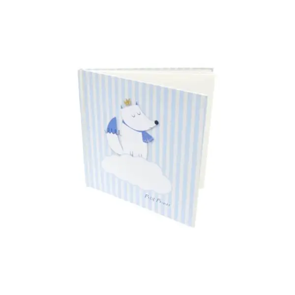 6 Assiettes à Dessert en Carton - Baby Shower - Renard Bleu