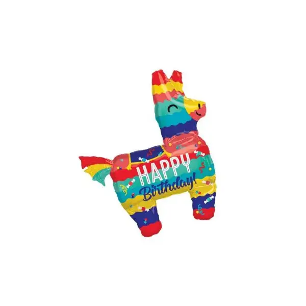 Ballon Métallique - Piñata Party - 73 x 83 cm