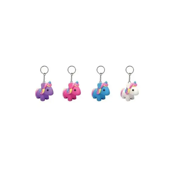 Porte-Clé Licorne Caca - Coloris au Choix