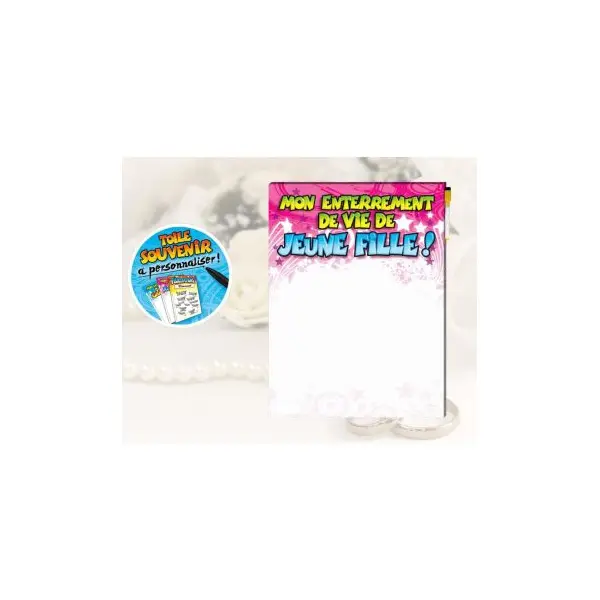 8 Badges EVJF - Enterrement de vie de jeune fille - Rose & Rose Gold - 5cm