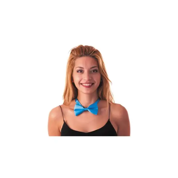 Cravate satinée - Bleu fluo