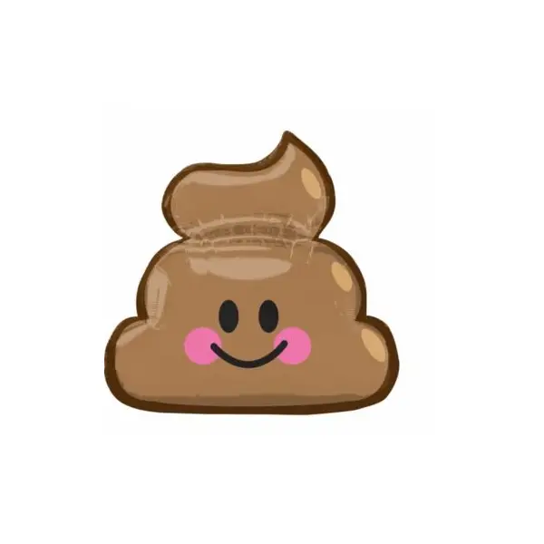 Ballon Hélium Emoji poop