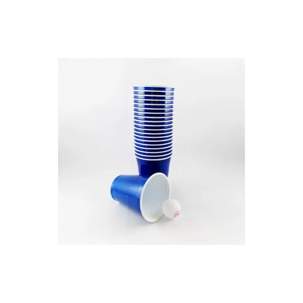 Gobelets "Beer Pong" x20 - Bleu - 50cl
