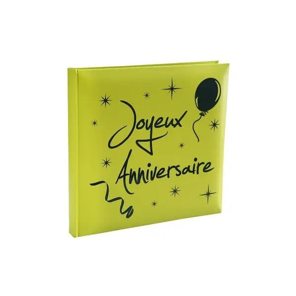 Livre d'Or "Joyeux Anniversaire" - Vert