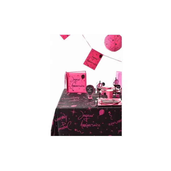Marque-Table Ballon - Fuchsia