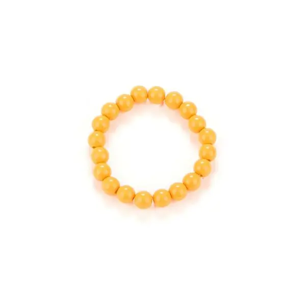 Bracelet tressé fluo - Orange