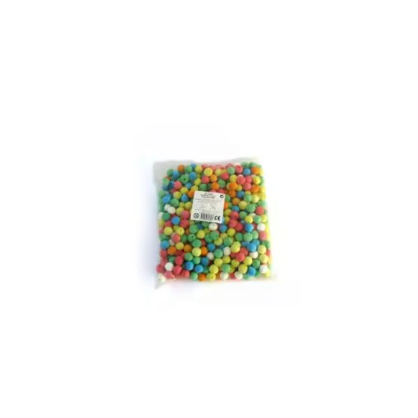 Lot de 6 loups à chevrons multicolores
