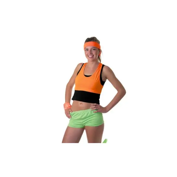 Brassière Fluo Orange Femme - Taille Unique