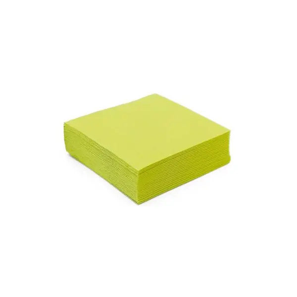 50 Serviettes Microgaufrées - Kiwi