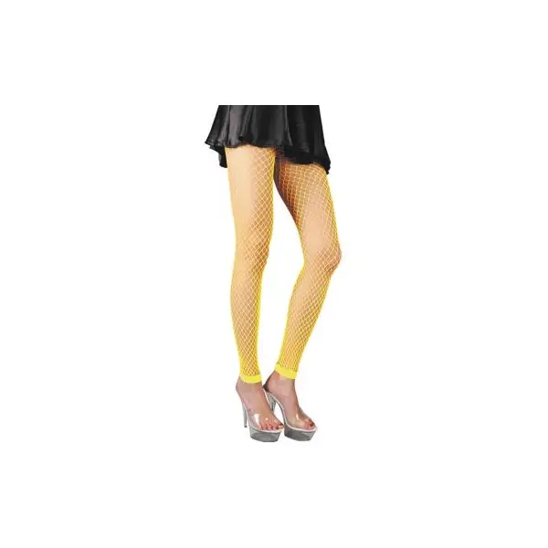 Legging Résille - Jaune Fluo