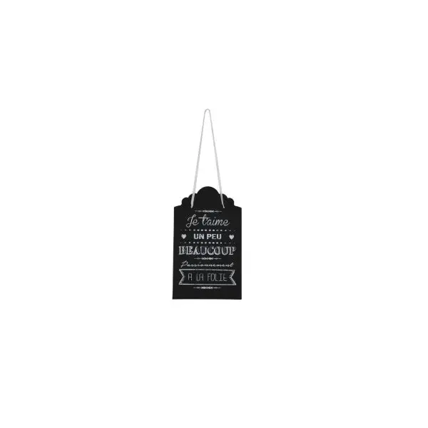 Pancarte Noire - Collection "Je T'Aime"