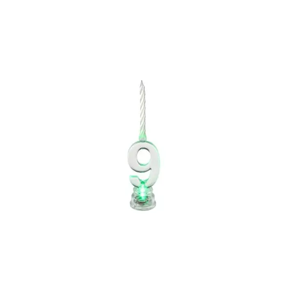 Bougie Led Chiffre 9