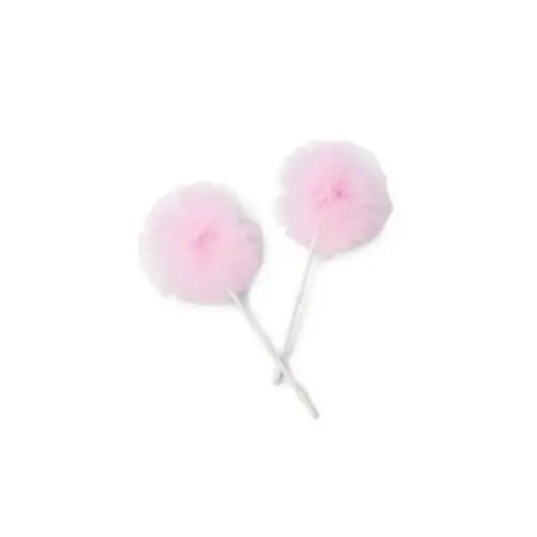 Suspension à Pompons - Rose