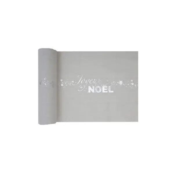 2 Autocollants "Joyeux Noël" - Paillettes Argent