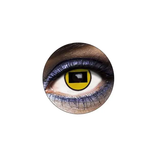 Lentilles " Warlock " - Sclera - Rouge et Noir (sans correction) - 1 an