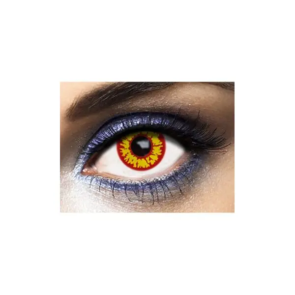 Lentilles " Zoom In " - Bleu (sans correction) - 1 Jour