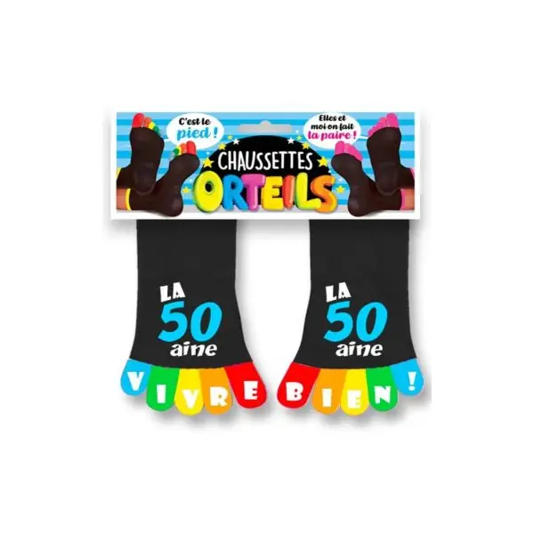 Chaussettes à Orteils - Anniversaire 50 ans