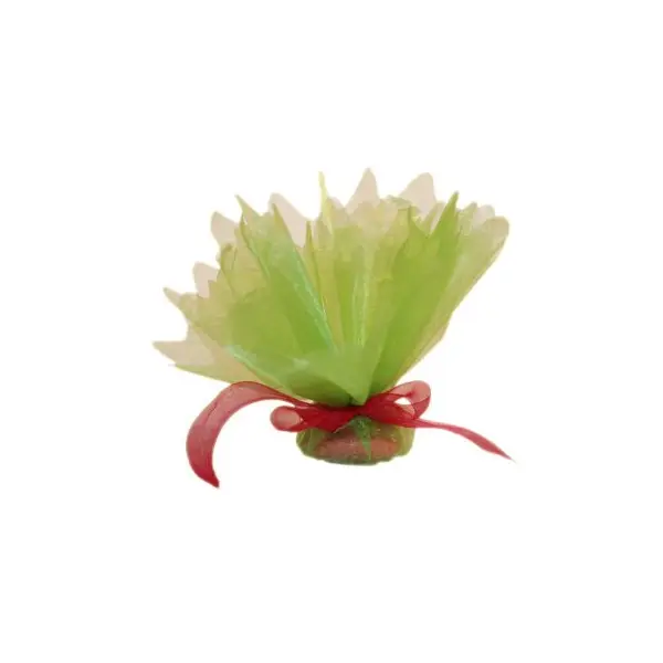 Tulle Cristal Découpé Anis