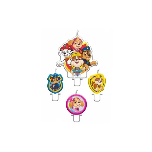 4 Bougies d'Anniversaire - Pat'Patrouille