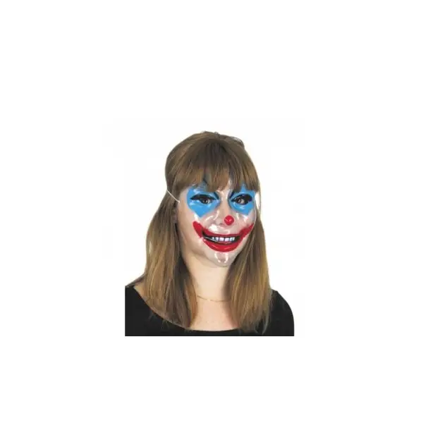 Masque de Clown avec Couleur Changeante et Nœud Papillon