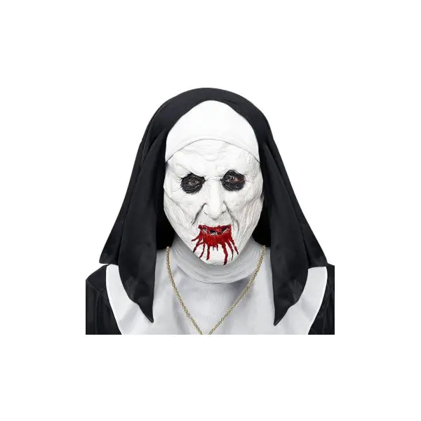 Masque en latex de Nonne - Zombie - Adulte