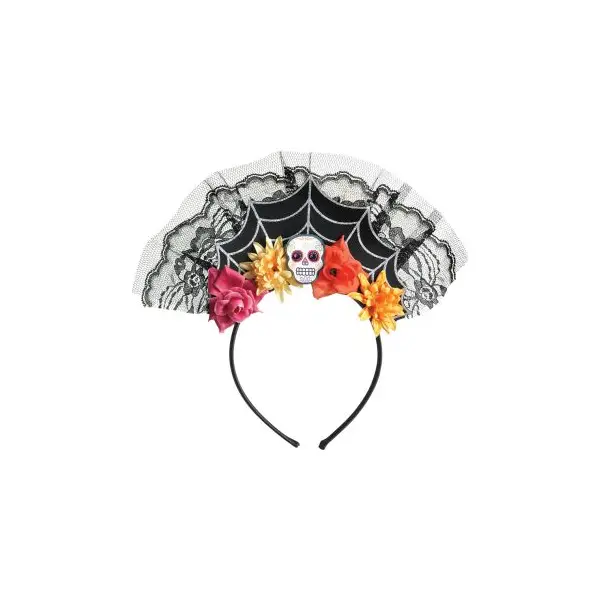 Masque Lumineux réactif au Son - Day Of The Dead - Calavera - Adulte