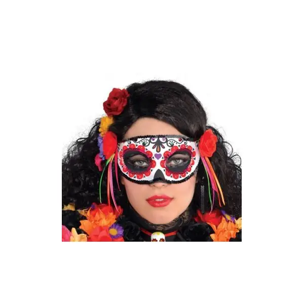 Masque Lumineux réactif au Son - Day Of The Dead - Calavera - Adulte