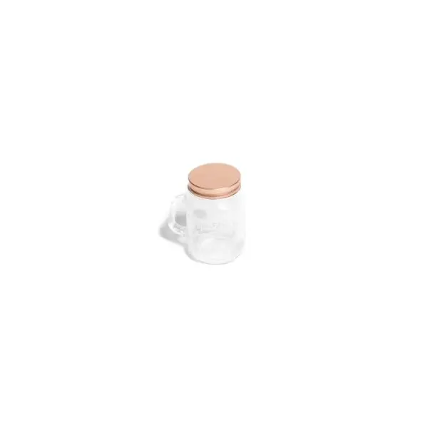 10 Bougies Fines avec Bobèches - 15 cm - Rose Gold