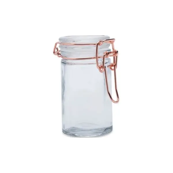 10 Bougies Fines avec Bobèches - 15 cm - Rose Gold