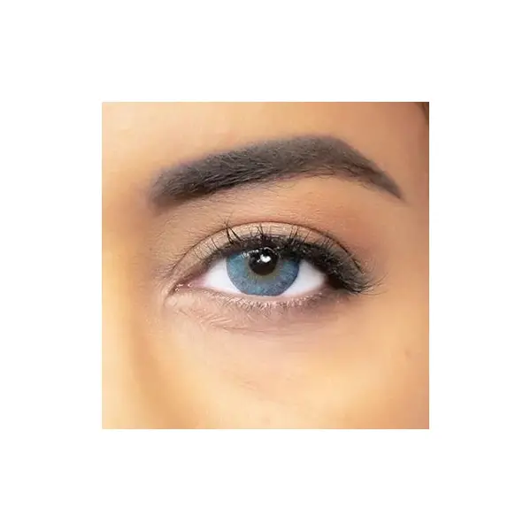 Lentilles " Blue Sea " - Bleu et Noir - (Sans Correction) - 3 Mois