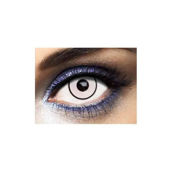 Lentilles " Ice Fire " - Bleu et étoile Blanche - (Sans Correction) - 1 an