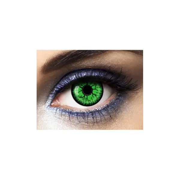 Lentilles " Red Manson " - Rouge et Noir - (Sans Correction) - 1 an