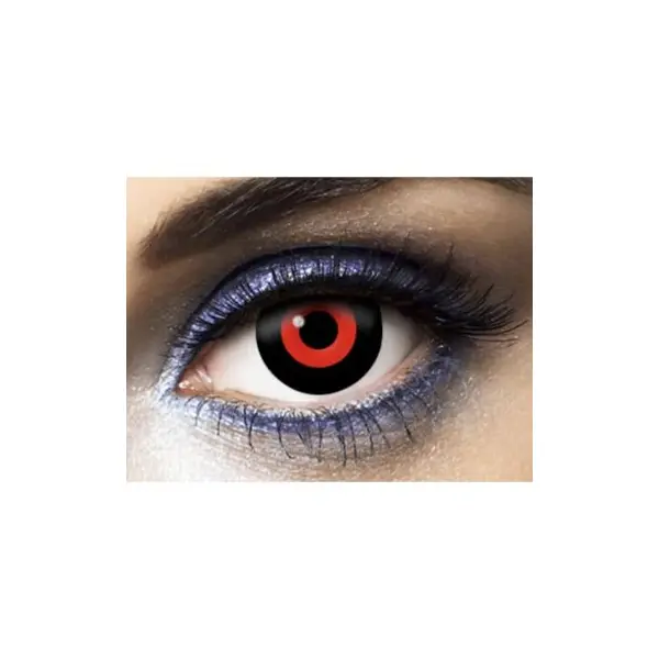 Lentilles Fantaisie - Rouge et Noir - Tokyo Ghoul - 1 an (sans correction)