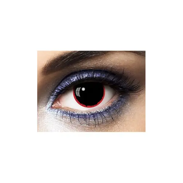 Lentilles Fantaisie - Rouge et Noir - Tokyo Ghoul - 1 an (sans correction)