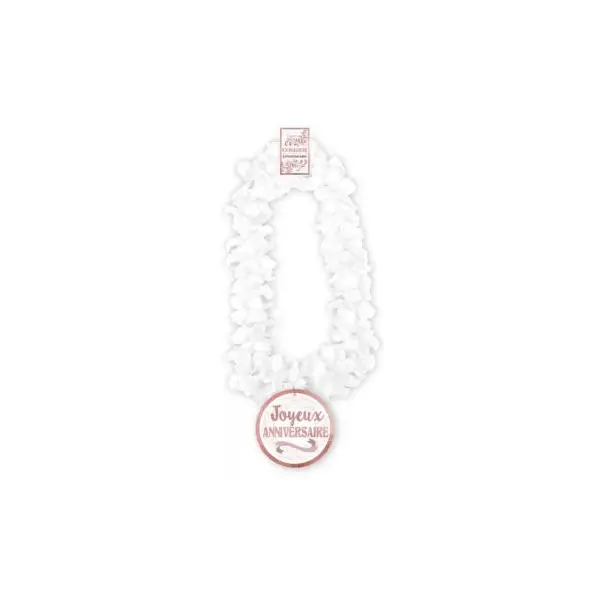 Chapeau Anniversaire Borsalino - Blanc et Rose