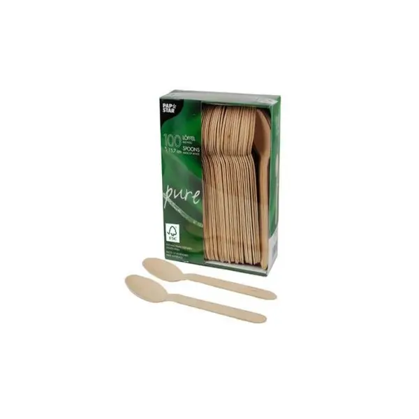 100 Cuillères en Bois - Pure