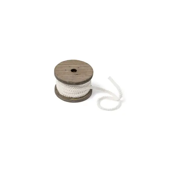 Bobine de dentelle ivoire macramé 5m