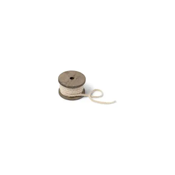 Bobine de dentelle ivoire macramé 5m